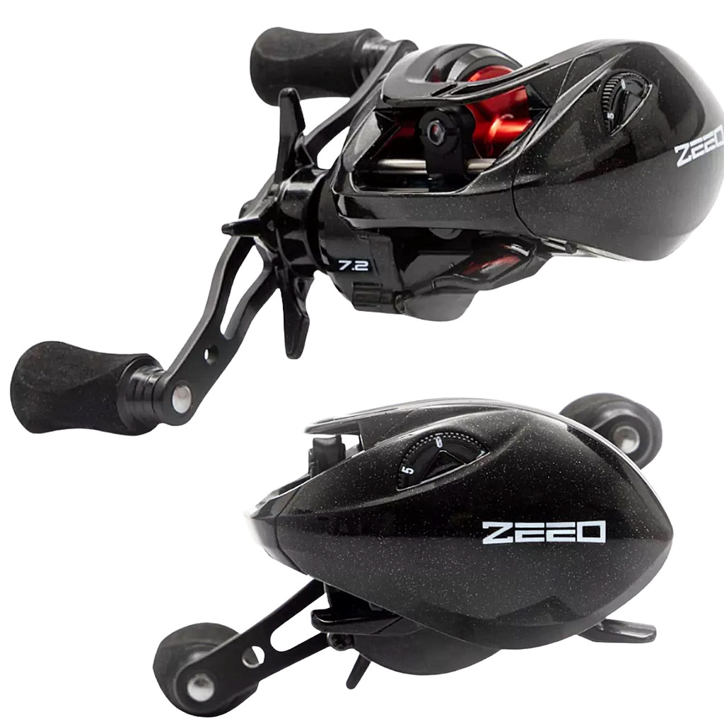 CARRETILHA DE PESCA ZEEO DESTINY - 7 ROLAMENTOS - DRAG:8.5KG EM CARBONO