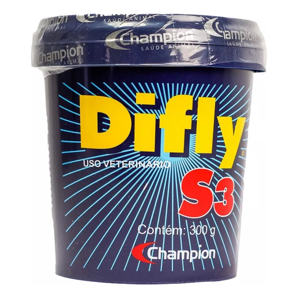 Carrapato Mosca Difly S3 300g Champion Original Cocho Gado