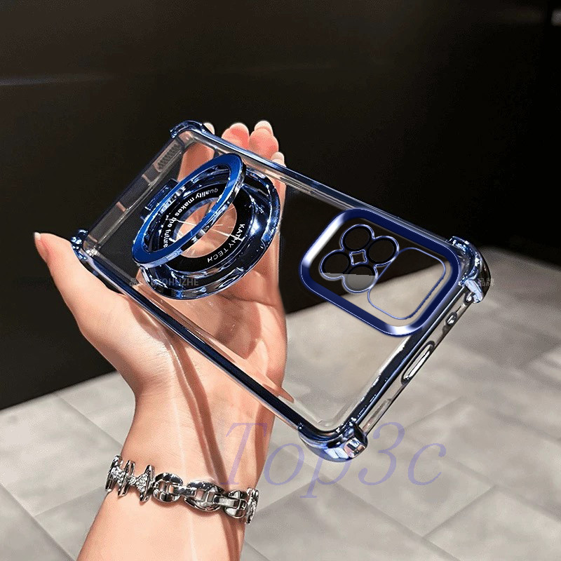 Capinha Redmi Note 11S 5G/Nota 11 5G Estilo Suporte airbag anti Queda De Telefone Transparente CDSJ em Oferta na Shopee