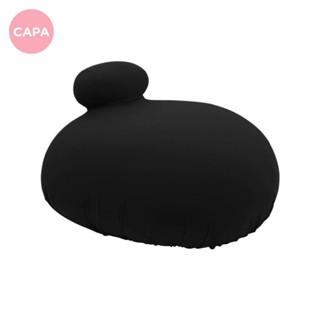 Capa Puff Malha Ergo Com Apoio Preto - Loja Fom em Oferta na Shopee