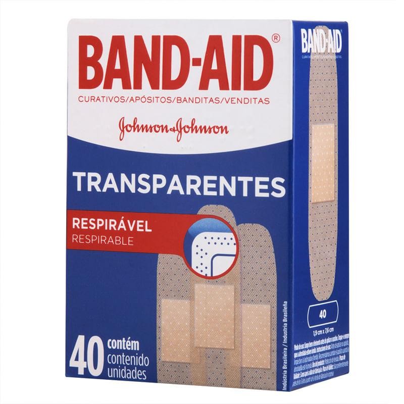 Curativos Band Aid 40 Unidades em Oferta na Shopee