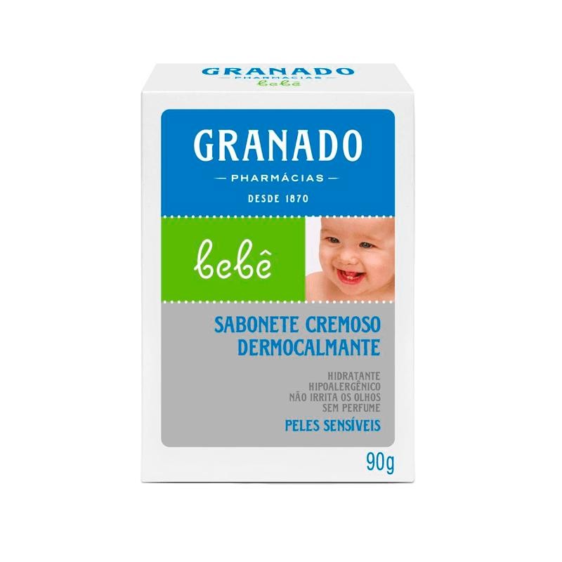 Sabonete de Glicerina em Barra Granado Bebê Dermocalmante 90g em Oferta na Shopee