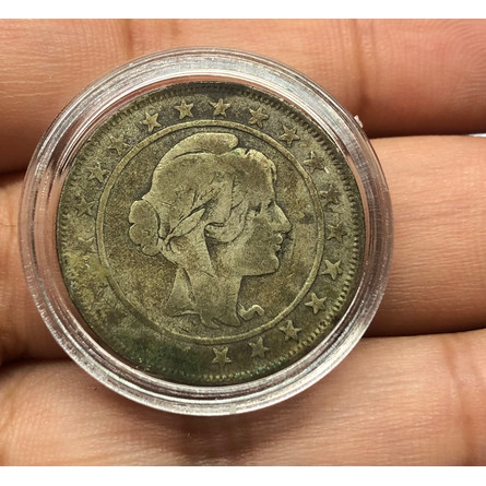Moeda 2000 Reis 1931 Com Cápsula e Nova