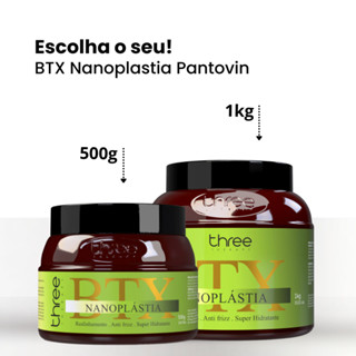BTX Nanoplastia Pantovin Three Therapy em Oferta na Shopee