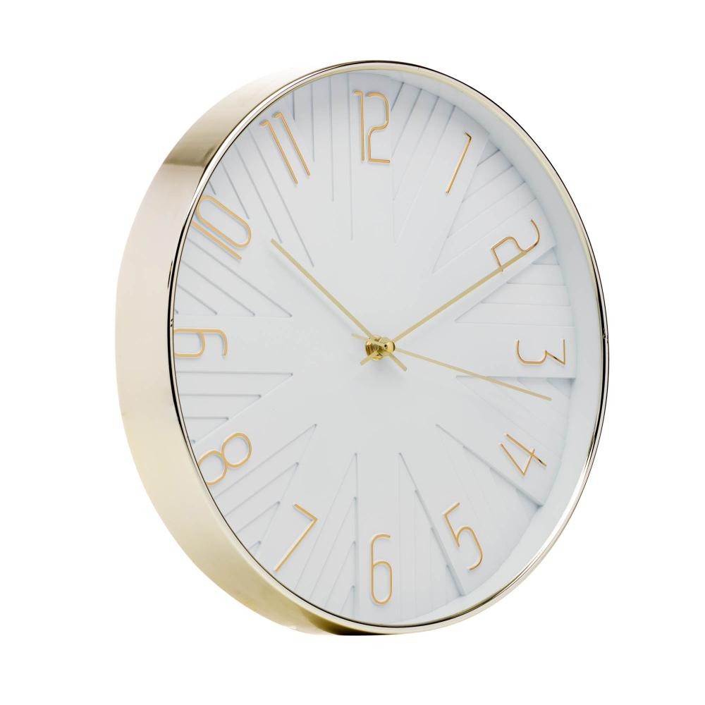 Relógio de Parede Wolff Modern de Plástico Branco em Oferta na Shopee