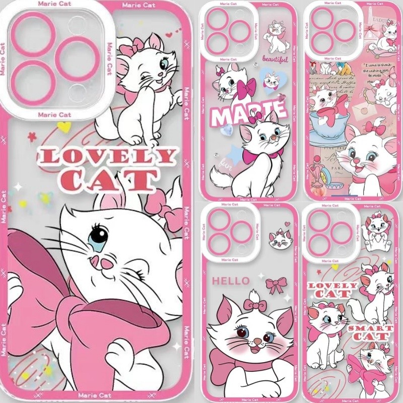 Disney Marie Gato Capa De Telefone Para OPPO Realme C75 C20 C20A C67 6 7 9 10 11 12 Pro Plus C65 C61 C63 A9 A5 A31 A53 A em Oferta na Shopee