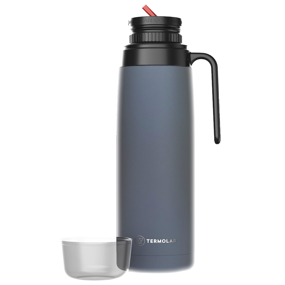 Garrafa Térmica R-Evolution 100% Inox Chumbo Pro 1 Litro 20H Quente Termolar