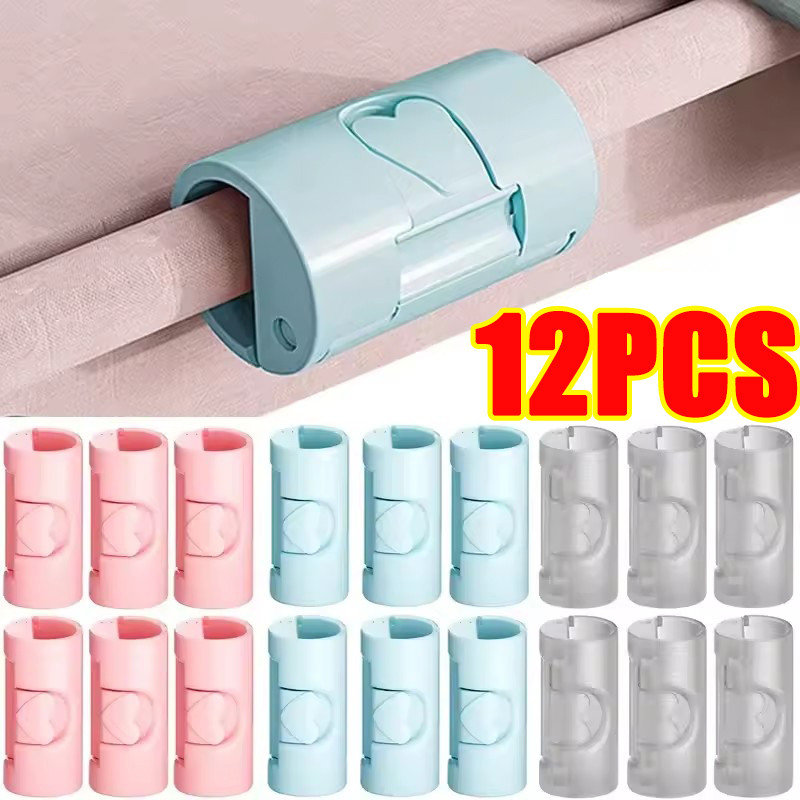 Clipes De Lençol De Plástico Antiderrapantes-Colcha Cama Clipper Capa Cobertor Fivelas-Fixadores De Suporte De Prendedor em Oferta na Shopee
