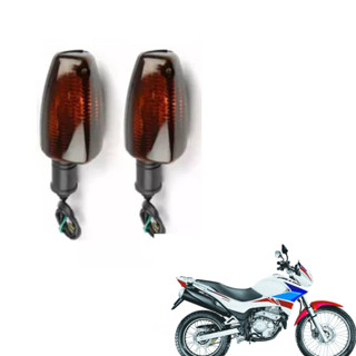 Par de Pisca Seta Moto Nx4 Falcon 400 Ambar 2 Unidades em Oferta na Shopee