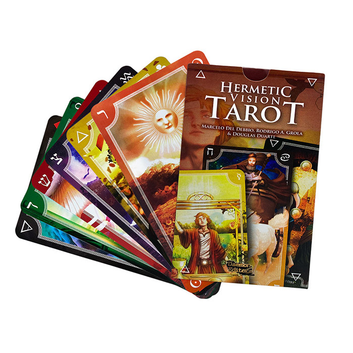 Tarot Hermetic Vision Baralho Oráculo Esotérico Místico Marcelo Del Debbio
