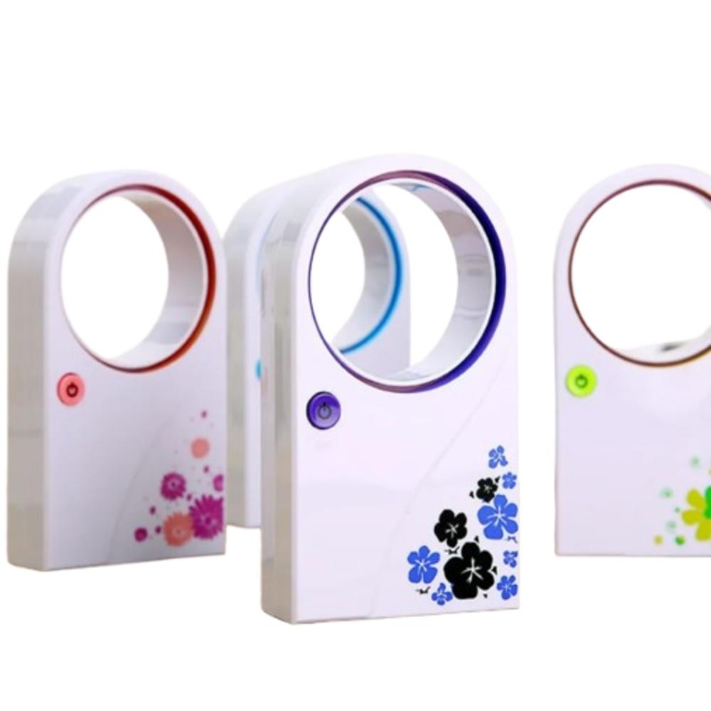 VENTILADOR MINI AR CONDICIONADO SEM HELICES CLIMATIZADOR PORTATIL MESA BANCADA RESFRIAMENTO COMPACTO