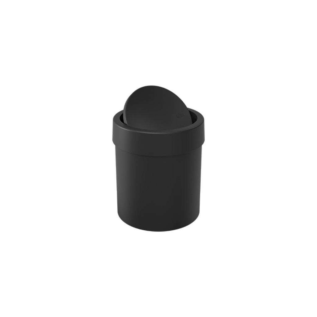 Lixeira com Tampa Basculante Cor Preta 5L Coza - Banheiro e Cozinha - Home & Living
