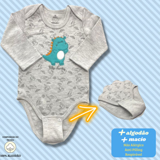 Extensor Alongador De Body De Bebê 2 Botões -  Kit 3 Peças em Oferta na Shopee