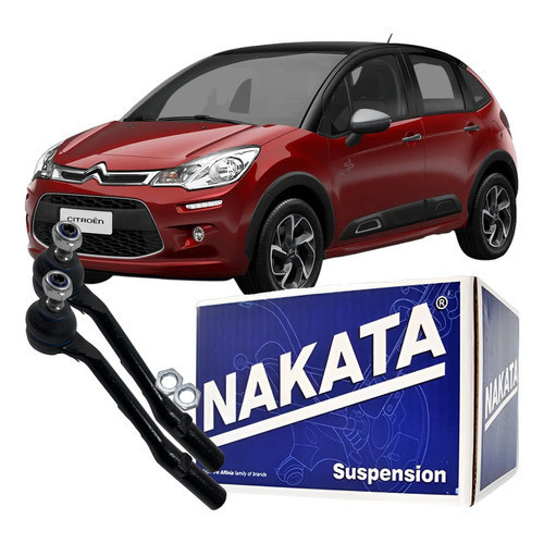 Par Terminal Direção Nakata Peugeot 208 1.2 12v 2016 2018 em Oferta na Shopee