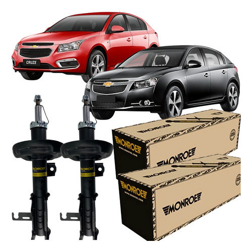Par Amortecedor Dianteira Cruze Hatch Sedan 1.8 2011 Á 2016 - Spare Parts and Accessories for Vehicles
