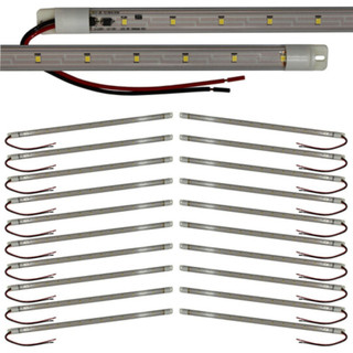 Kit 20 Peças Barra Led Régua Multiuso Freezer 7w Ip67 250mm