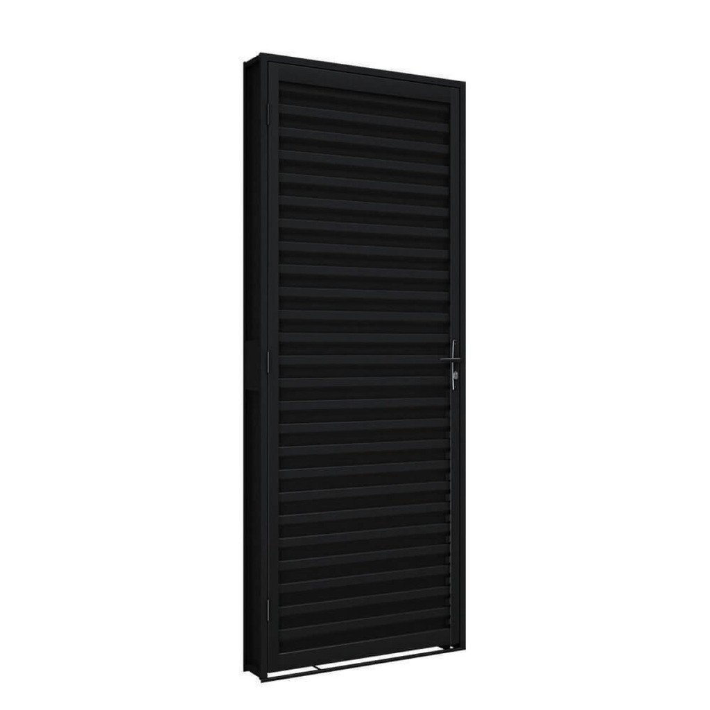 Porta de Aço de Giro Laminada 215x60cm Aço Pronto Riobras - Home & Living
