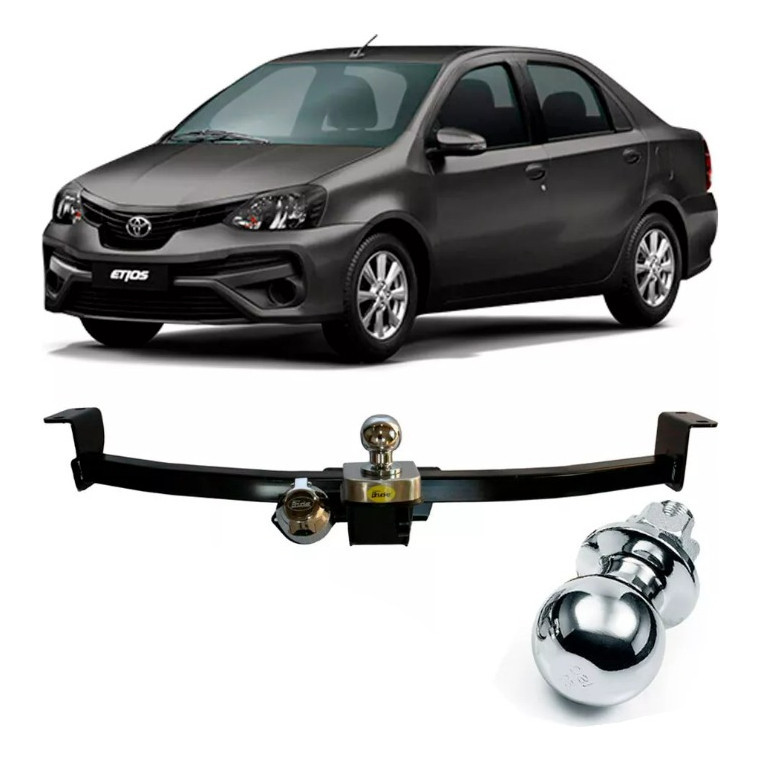 Engate Reboque Rabicho para Toyota Etios Sedan 2013 A 2021 700kg