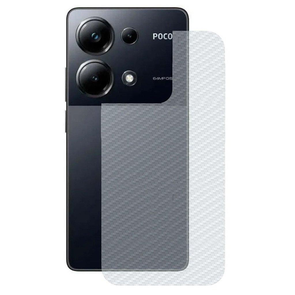 Película para Xiaomi Poco M6 Pro - Traseira de Fibra de Carbono - Gshield em Oferta na Shopee