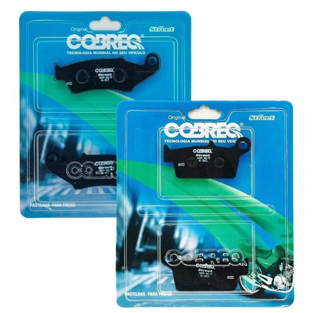 Kit Pastilhas de Freio Xre 300 Sem Abs 2009 A 2018 Cobreq em Oferta na Shopee