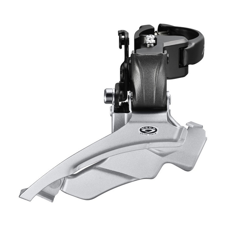 CÂMBIO DIANTEIRO SHIMANO ALTUS FD-M371 DOWN SWING DUAL PULL 3X9V - ABRAÇADEIRA ALTA - COROA 44D OU 48D - Sports & Outdoors