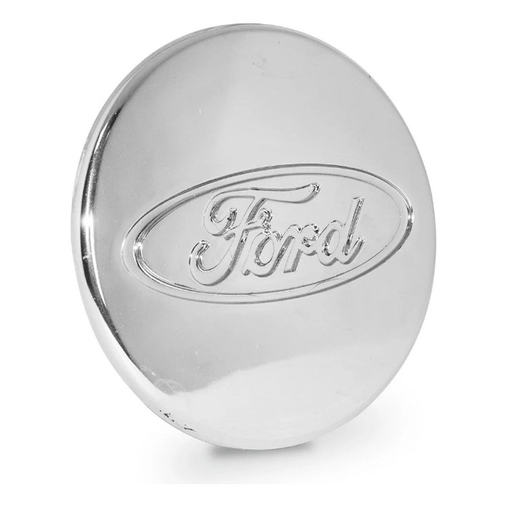 Calota Centro Tampa Roda Ford Fiesta Focus Cromada 70mm