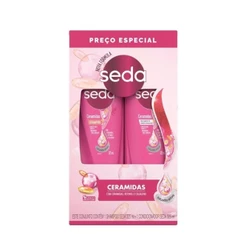 Kit Shampoo + Condicionador Seda Ceramidas 325ml cada