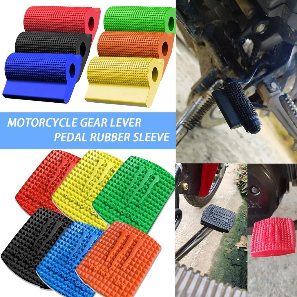 Alavanca De Mudança De Marcha Universal Para Motocicleta , Capa De Borracha , Pedal Antiderrapante , Manga Anticolisão