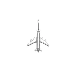 Pingente Aviãozinho 22mm Prata 925