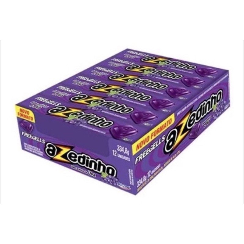 Drops Freegells Azedinho Uva C/ 12un 334,8g