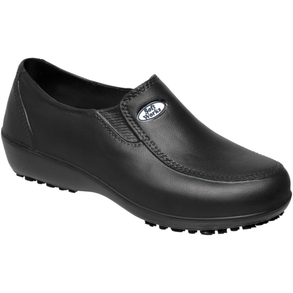 Sapato Soft Works Linha BB95 Preto Linha Cozinha Enfermagem Hospitais