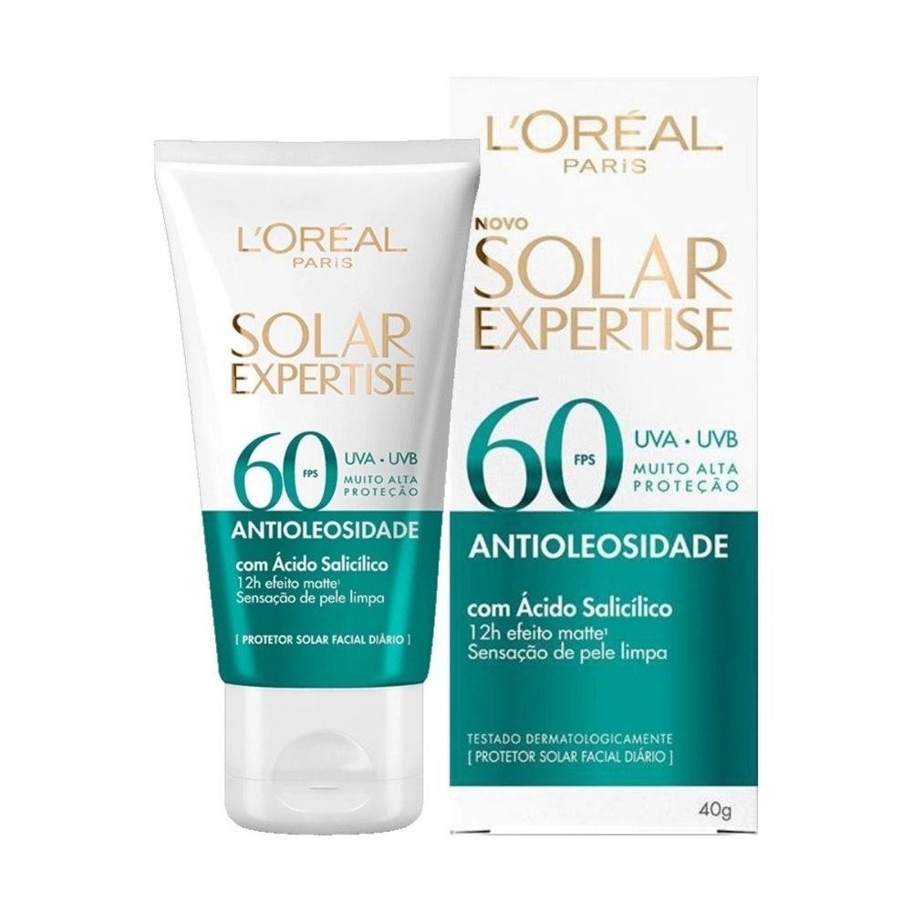 Protetor Solar Facial L'oréal Solar Expertise Antioleosidade Fps60 - Beauty