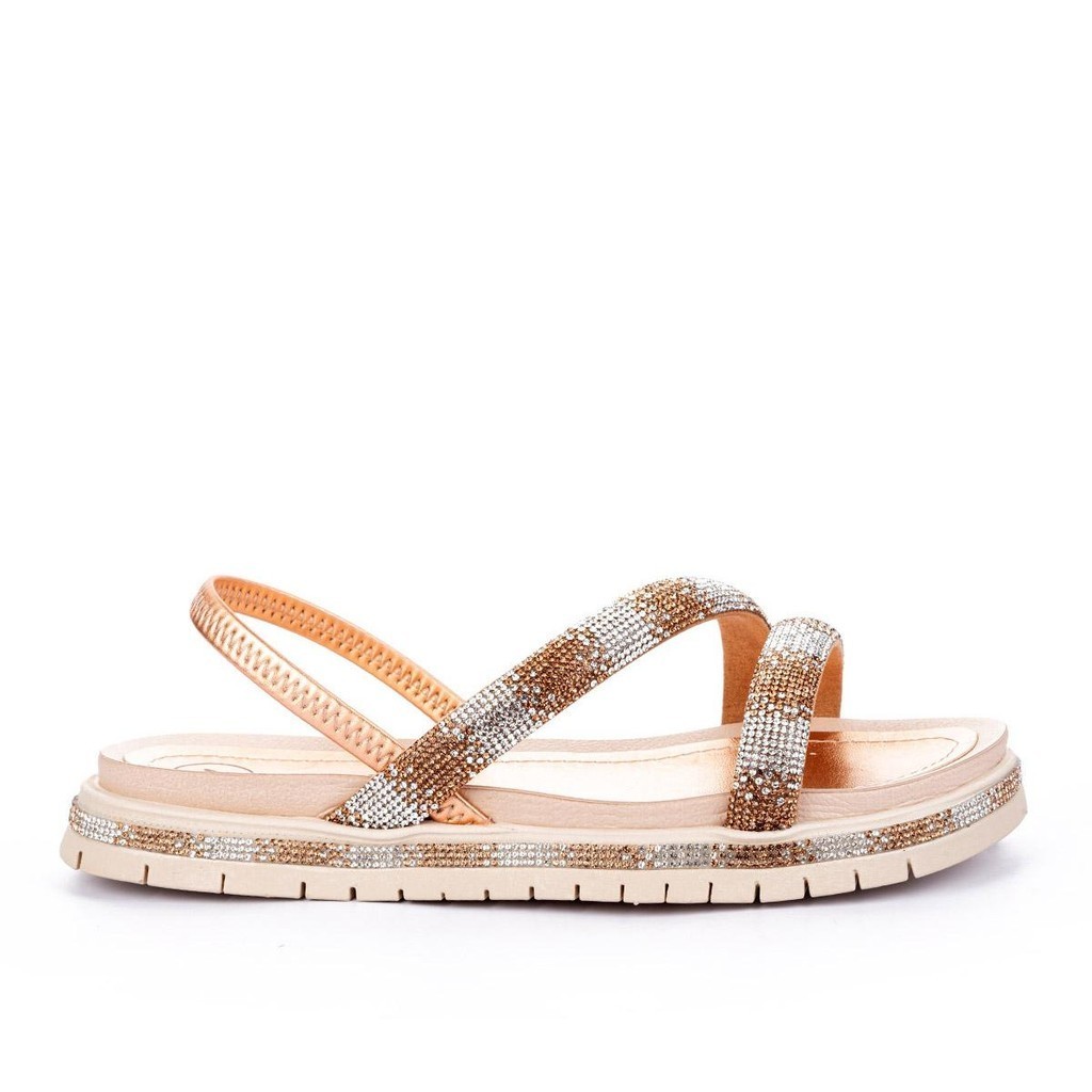Sandália Tanara Flatform Metalizada - Women Shoes