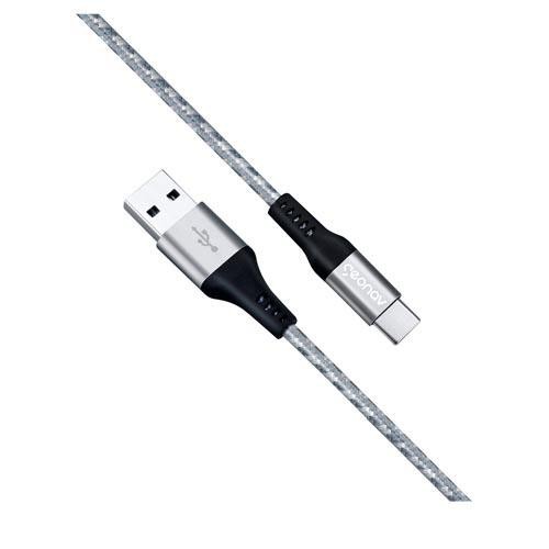 Detalhes do Cabo USB-C com Conector USB-A e 1,5M para Carregamento Rápido - Geonav - UCC06