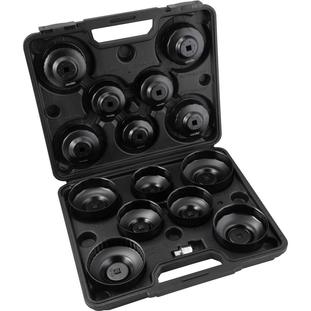 Saca Filtro De Óleo De Motor Com 15 Peças Vonder em Oferta na Shopee