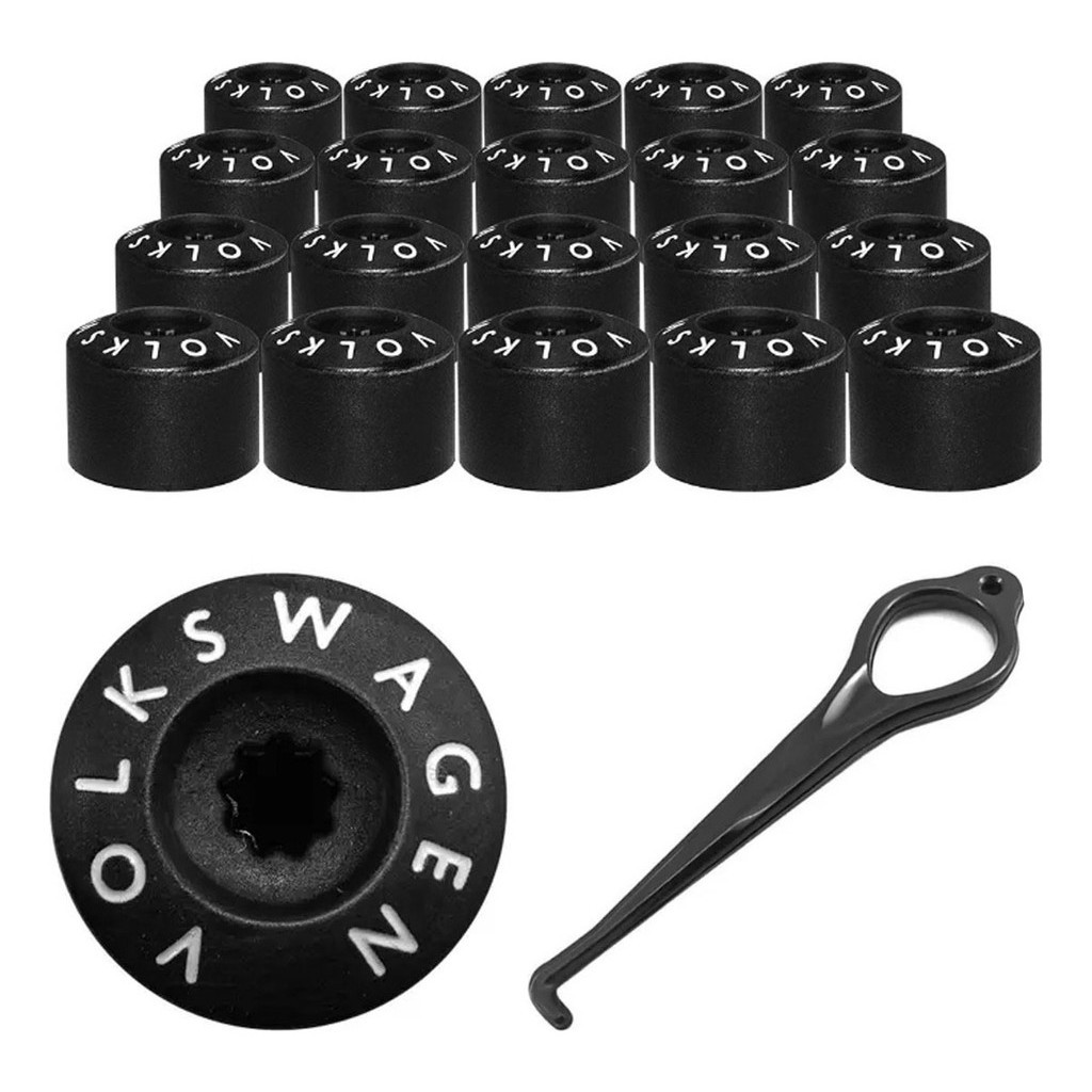 Capa Parafuso Roda Fox Polo Golf Jetta Vw Branco 17mm 20 Pçs em Oferta na Shopee