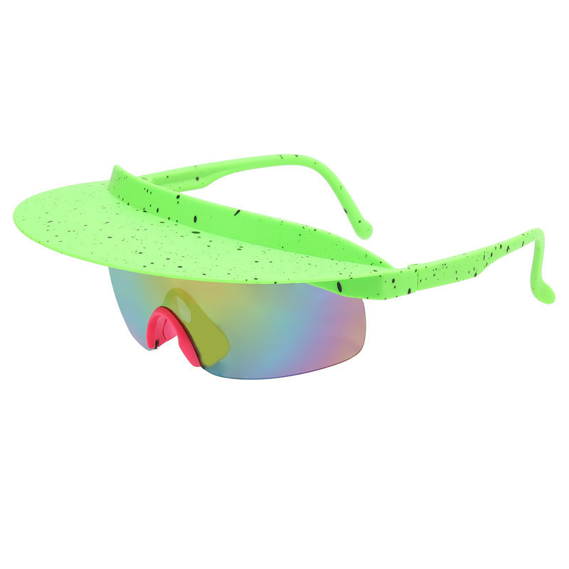 Óculos de sol para moda ao ar livre Óculos de sol sem moldura de uma peça Óculos de sol para ciclismo esportivo Óculos de proteção para os olhos