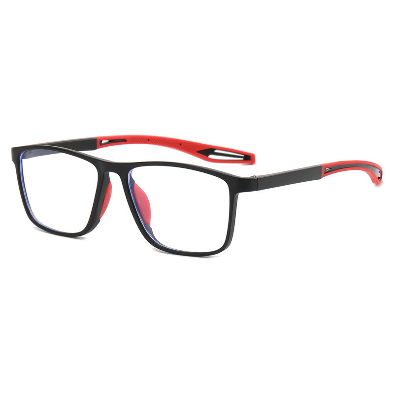 Pode ser Equipado com Miopia com Óculos de Proteção Grau Anti-Azul Óculos Planos Homens Óculos Esportivos de Silicone Ultra Leve