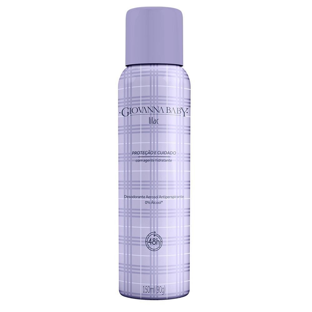 GIOVANNA BABY DESODORANTE AEROSSOL LILAC COM 150ML