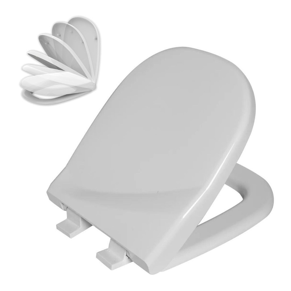 Assento Sanitário ICASA Sabatini Soft Close PP Branco Astra