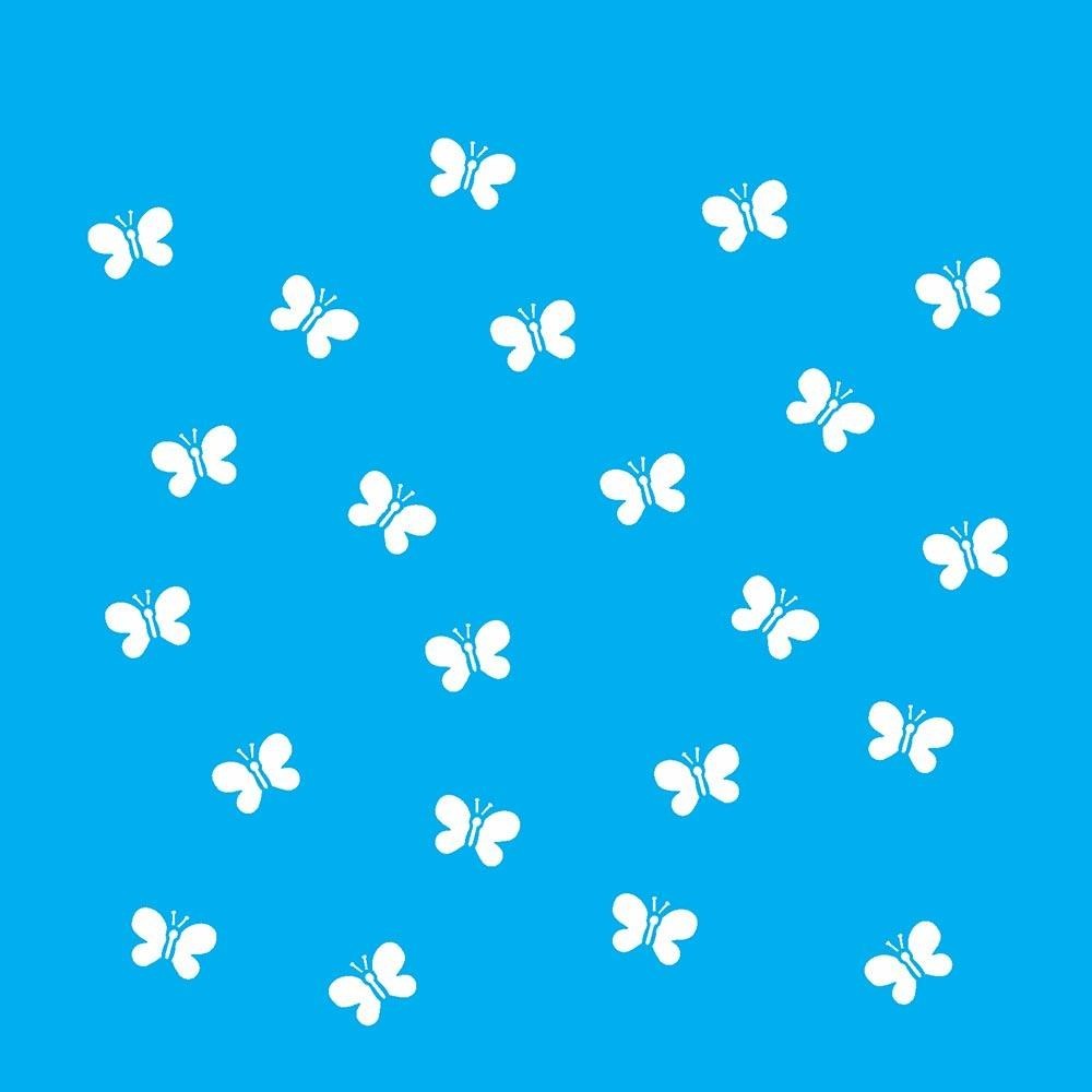 Stencil Opa 14 X 14 cm - Micro Borboleta - 1137