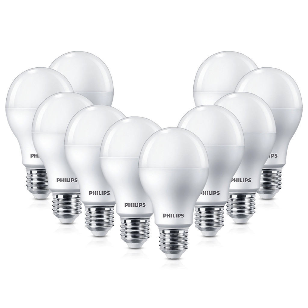 Kit 10 Lâmpadas Led Bulbo A65 16w Bivolt E27 6500K Philips em Oferta na Shopee
