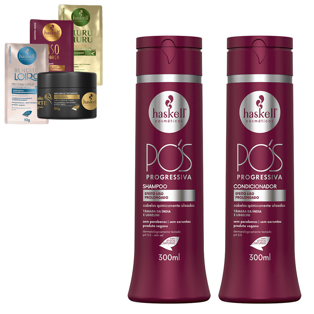 Shampoo e Condicionador Haskell Pós Progressiva: Onde Comprar | BuscaProdutos