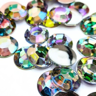 Chaton Modelo Diamante Redondo 16mm - Furta Cor - Base Reta em Oferta na Shopee