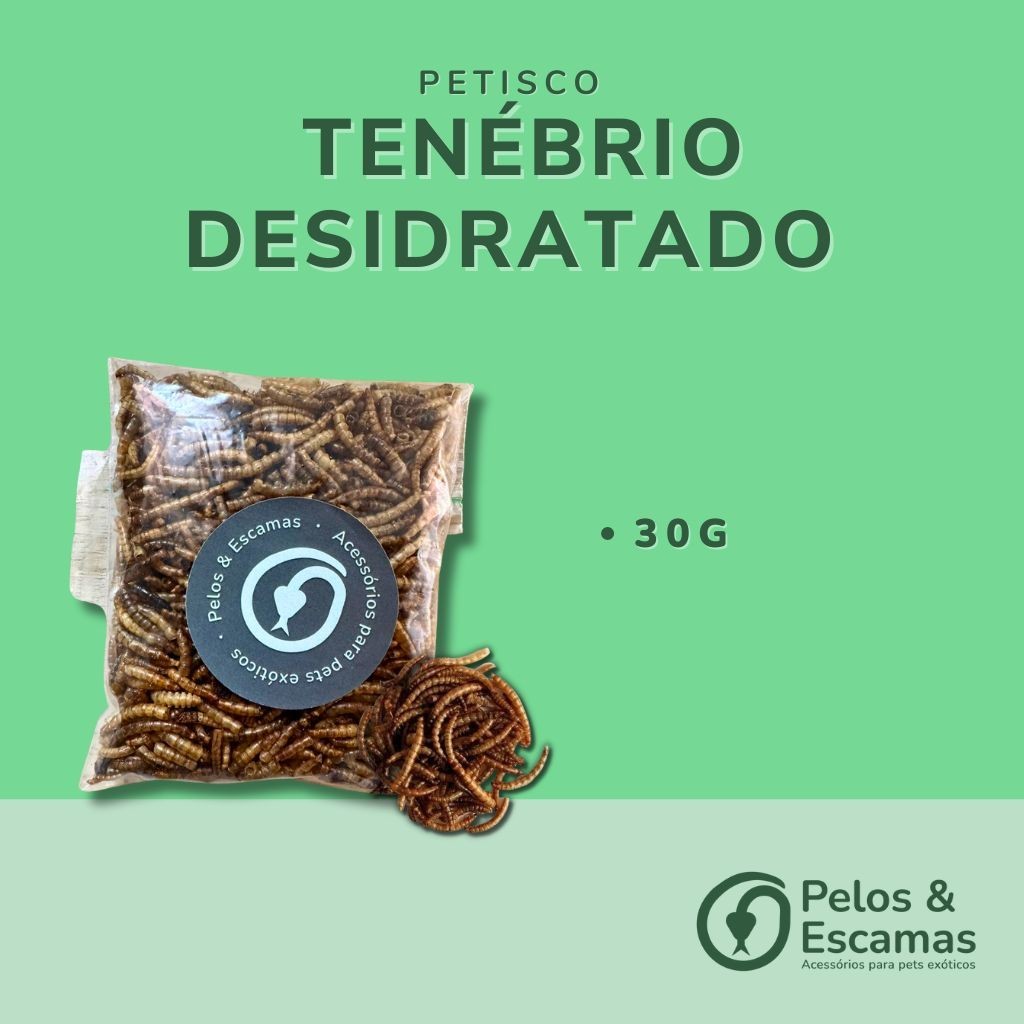 Larvas de Tenébrio Desidratadas Alimento Proteico para Roedores Aves e Répteis em Oferta na Shopee