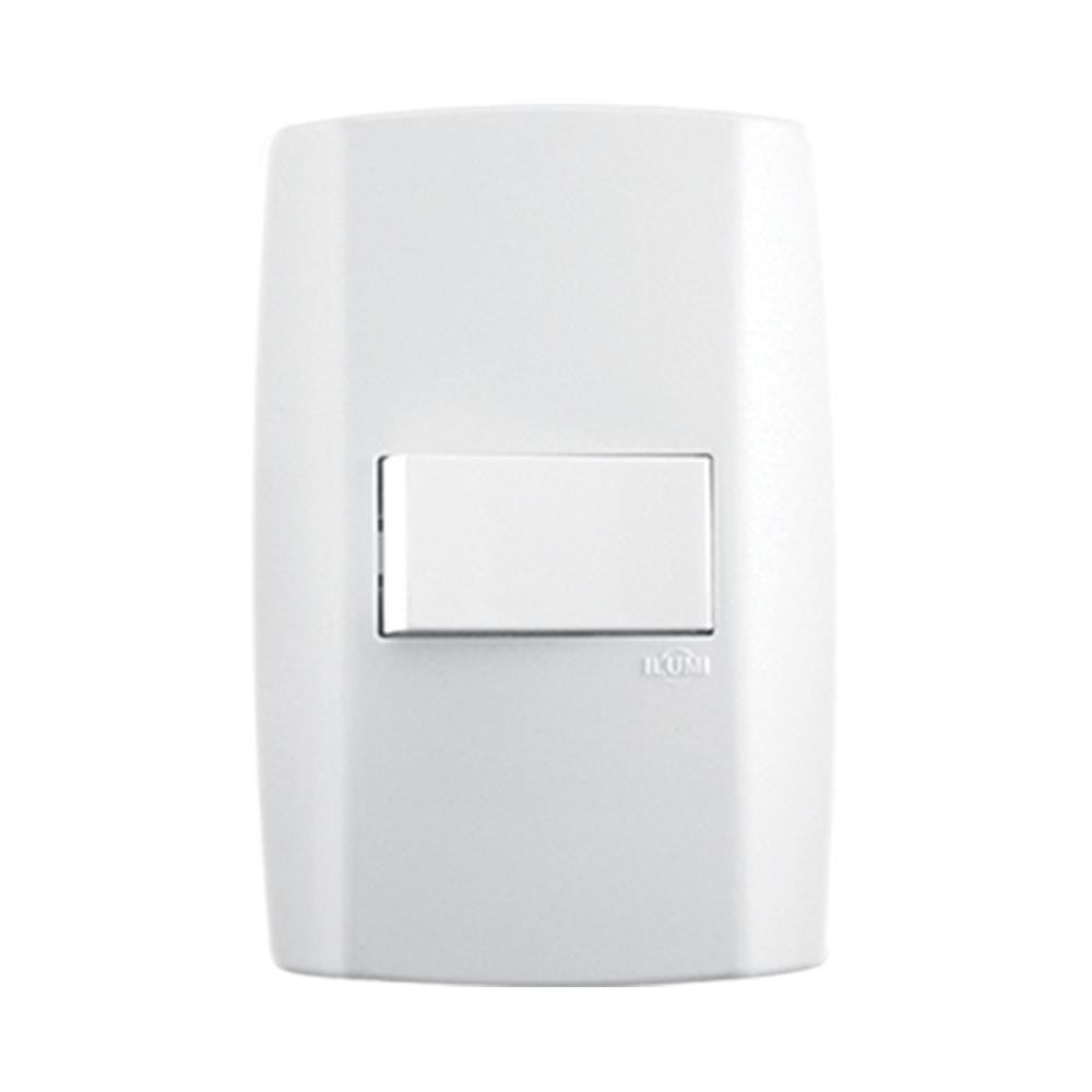 Conjunto Interruptor 1 Sessão Simples 10A 250V Slim Ilumi em Oferta na Shopee
