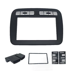Moldura 2 Din Renault Clio G2 98/12 e G3 13/16 - Preta