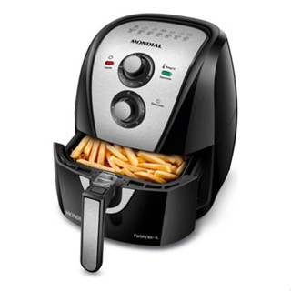Fritadeira Sem Óleo Air Fryer 4L Afn-40-bi Mondial Preto/inox 1500w 127v