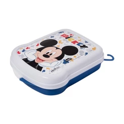 Sanduicheira Mickey e Amigos Lancheira Porta Pão Passeio Infantil Plasútil
