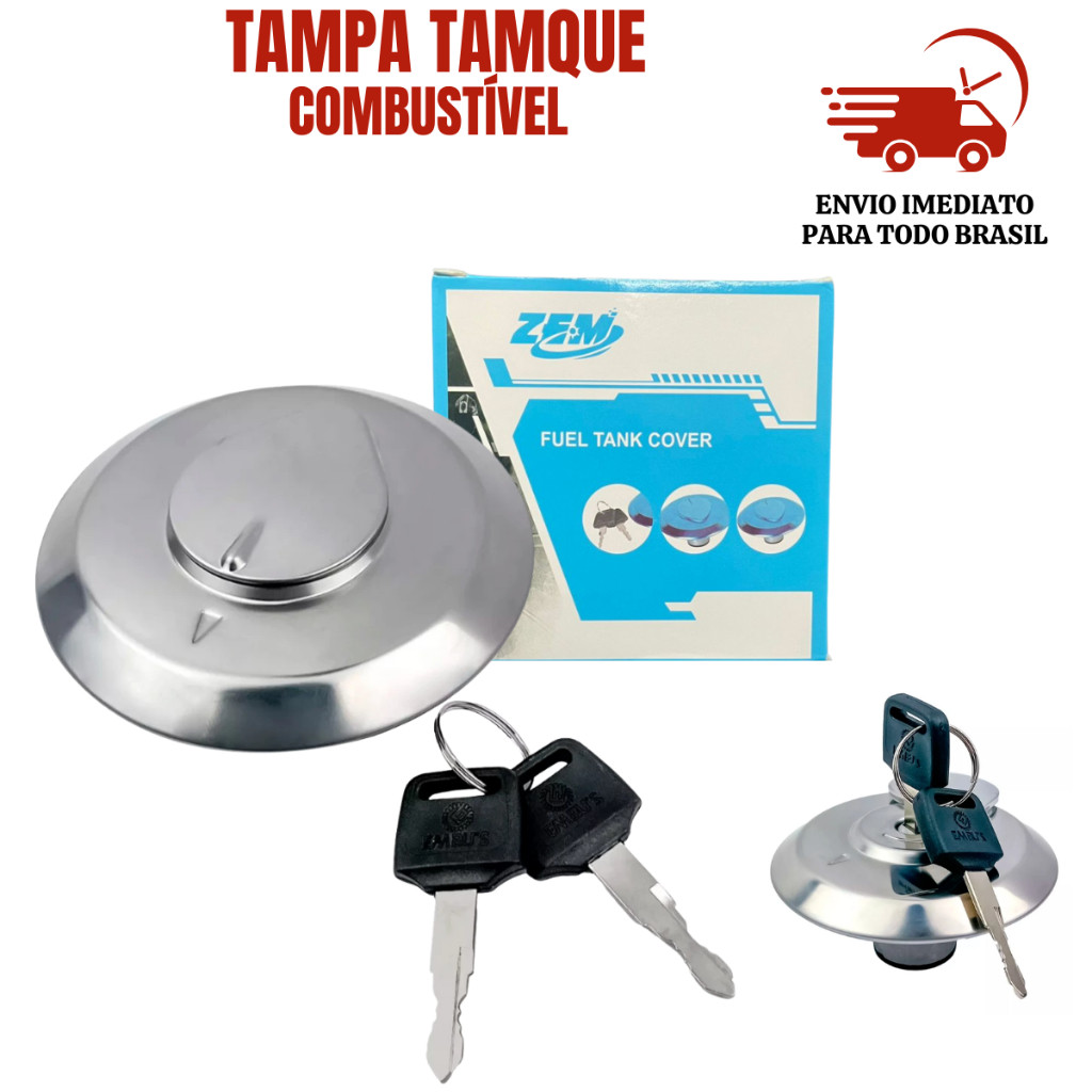 Tampa Combustível Tanque Motos  CG 150 TITAN 2004 a 2015 - FAN 150 2009 a 2015 - NX 350 SAHARA